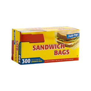 ที่มีคุณภาพสูงอาหารเกรด Bpa ฟรีพลาสติกแซนวิชขนาดโพลีตู้แช่แข็งเปิดง่ายอาหารแช่แข็งนำมาใช้ใหม่พับด้านบน<span class=keywords><strong>ถุง</strong></span>แซนวิช - Product Image 1