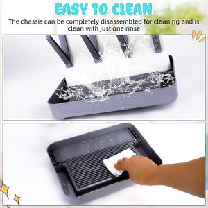 Égouttoir à biberons : Support vertical peu encombrant pour le séchage des biberons avec porte-brosses - Grand organisateur de rangement pour biberons - Product Image 6