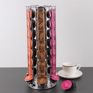 ¡<span class=keywords><strong>48</strong></span> pcs giratorio <span class=keywords><strong>Dolce</strong></span> <span class=keywords><strong>Gusto</strong></span> cápsula titular chapado en cromo! - Product Image 3
