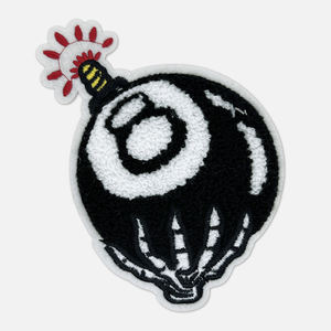 โรงงานผลิตแพทช์ปักลายตามสั่ง แพทช์แฟชั่นพังก์ร็อกแอนด์โรลสำหรับกระเป๋าและเสื้อแจ็คเก็ต - Product Image 2