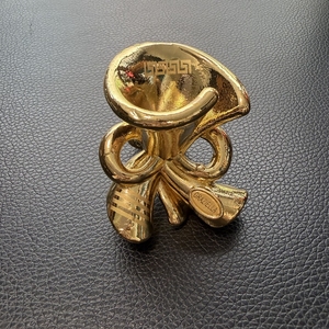 Anillo de oro vintage irregular retorcido para mujer, diseño exagerado, hueco, curvo, ajustable, abierto, estilo punk, joyería llamativa para dedo. - Product Image 2