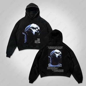 Sweat-shirts et sweats à capuche unisexes personnalisés OEM&ODM, coupe classique, col rond, effet vieilli, délavés à l'acide, tricotés 100% coton, pour l'été, qualité supérieure - Product Image 3