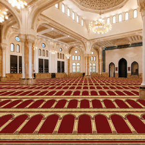 Islamic <b>Prayer</b> <b>Mat</b> Muslim Rug Muslim Pattern Non Slip Polypropylene Backing Medium Pile Machine Made Rectangle Polypropylene - Product Image 2