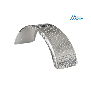 Aleación de aluminio Robusto construido Acero Diamante Placa Redondo <span class=keywords><strong>Remolque</strong></span> <span class=keywords><strong>Guardabarros</strong></span> Eje único <span class=keywords><strong>Guardabarros</strong></span> - Product Image 3