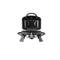 Barbecue à gaz portable pliable avec brûleur S/S, revêtement poudré, allumage piézoélectrique, homologation CE ETL