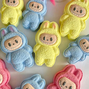 OEM ODM Venta al por mayor Bolas de sal de baño Labu de limpieza profunda e hidratantes, Bombas de baño efervescentes de marca privada, Bombas de baño para niños con juguetes - Product Image 4