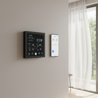 Système de ventilation de sous-sol Pioneer avec panneau de commande, thermostat 24V à trois vitesses, affichage WiFi PM2.5