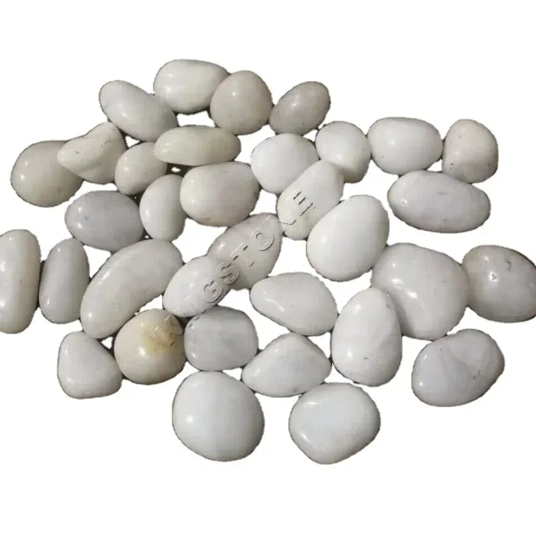 Direct Sales China Wholesale River Stone Veneer Pebble Stone For Vase White Pebbles Polished Stones Trade