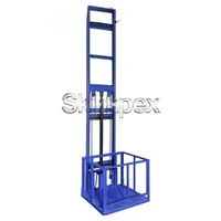 Plateforme élévatrice hydraulique monorail de type rail pour entrepôt, atelier, petit ascenseur domestique, hauteur de levage personnalisable