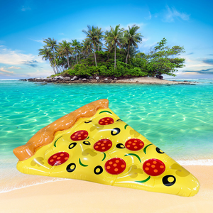 Gommone Gonfiabile Gigante a Forma di Pizza per Adulti, Materassino Galleggiante da Spiaggia 120x155x20cm, Giocattolo Estivo per Feste in Piscina - Product Image 6