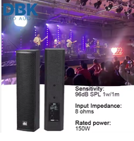 Altavoces de Columna Pasivos de 4x4 Pulgadas al por Mayor, Sistema de PA, Equipo de Sonido Profesional para Iglesias y Eventos
