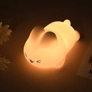 2025 nóng bán trẻ em Quà tặng của Mini thỏ trẻ em ánh sáng phòng ngủ trang trí nội thất đèn bàn dễ thương động vật Bunny ánh sáng ban đêm cho phòng - Product Image 6