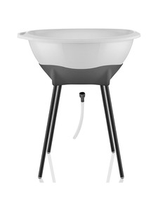 Wholesale Eco-Friendly 38L Standing Baby Bathtub Ergonomic High Position Toddler <b>Bath</b> Tub With 4 <b>Support</b> Legs Manufacturer Bulk - Product Image 1
