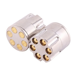 WOWO TECH Hot Selling 3 Layers <strong>Bullet</strong>-magazine Design Metal <strong>Grinder</strong> Mini Portable Zinc Alloy <strong>Grinder</strong> for Tobacco &amp; Dry Herbs - Product Image 1