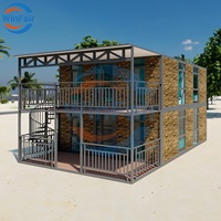 WinFair Sénégal – Maison modulaire préfabriquée à prix raisonnable, extensible, en conteneur, à deux étages, pour villas de villégiature / villas rurales / fermes