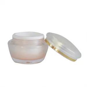 Wholesale Luxury Skincare Packaging 20g 30g 50g Acrylic Cosmetic Bottle And Jar For Whitening Freckle Removal Face Cream