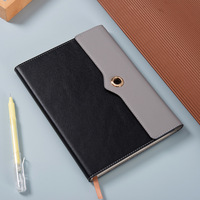 Carnet A5 créatif à couverture rigide en PU, reliure cousue, fermeture magnétique |   Pages artistiques aux couleurs personnalisées |   Design unique pour