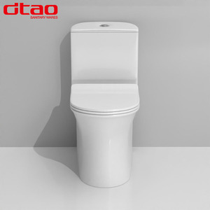 <span class=keywords><strong>WC</strong></span> monobloc commercial CUPC Amérique du Nord à double chasse d'eau pour salle de bain - Product Image 2