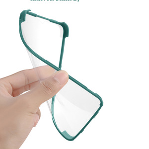 Custodia per telefono in Tpu trasparente antiurto per tutto il corpo per <span class=keywords><strong>Samsung</strong></span> <span class=keywords><strong>A72</strong></span> <span class=keywords><strong>cover</strong></span> protettiva per telefono a doppia faccia per <span class=keywords><strong>Samsung</strong></span> A52 - Product Image 2