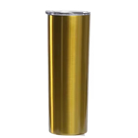 Gobelet isotherme sous vide personnalisé en acier inoxydable 20 oz, profil mince, pour le bureau et les trajets quotidiens, avec logo par sublimation et impression personnalisée