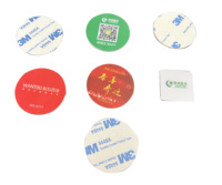 Pemasok Cina 13.56mhz 125KHZ dapat disalin T5577 NFC stiker ponsel PVC RFID Tag NFC Tag mikro untuk manajemen gudang
