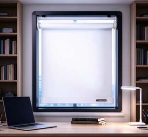 Persiana Enrollable RB Super System WH1000, Persiana Motorizada de Funcionamiento Suave para Decoración de Ventanas de Villas de Lujo - Product Image 4