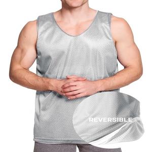 Camiseta sin mangas de malla de poliéster 100% personalizada, camiseta de fitness con sublimación - Product Image 5