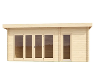 Fournisseur de maison en bois immobilier Petite maison en rondins naturels à vendre
