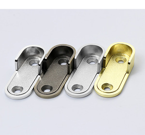 Meilleures ventes : Quincaillerie de meubles domestiques – Supports ovales en alliage de zinc et aluminium pour tringles de penderie et plateaux à vêtements - Product Image 4