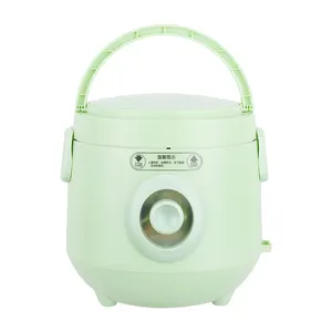 Multifunctional 0.6L Mini Rice Cooker Non Stick Inner Tank Portable Cooking Pot