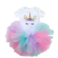 Baby Girl's Unicorn Party Costume, Princess Clothes