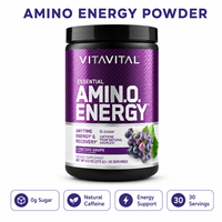 Poudre d'Énergie Aminé BCAA EAA Nutrition Sportive Croissance Musculaire Adulte Sans Sucre OEM ODM Compléments Alimentaires Marque Privée Usine Personnalisée
