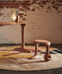 Tapis d'intérieur en laine de Nouvelle-Zélande tufté à la main Dymos, tapis de luxe fait main de qualité supérieure avec un design géométrique moderne, ultra doux et durable - Product Image 1