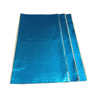 Lembaran Peredam Suara Sanzhou Berbahan Karet Aluminium Foil Komposit Butyl, Perekat Sendiri, Anti Guncangan, Ketebalan 1.5-5.0mm