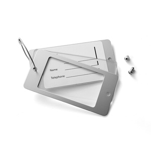 Etiqueta de Equipaje de Metal Personalizada con Diseño de Avión, de Aluminio Reciclable y Duradero, Venta al Por Mayor de Fábrica - Product Image 4