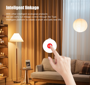 Factory <strong>Zigbee</strong> Alarm <strong>Button</strong> Remote Controller <strong>Sos</strong> Panic <strong>Button</strong> for Emergency Call Smartlife Tuya App - Product Image 2