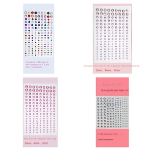 Pegatinas decorativas creativas para premios <span class=keywords><strong>de</strong></span> jardín <span class=keywords><strong>de</strong></span> infantes DIY para niñas, piedra <span class=keywords><strong>de</strong></span> diamantes <span class=keywords><strong>de</strong></span> imitación, cristal acrílico, decoraciones <span class=keywords><strong>de</strong></span> maquillaje <span class=keywords><strong>de</strong></span> diamantes - Product Image 2