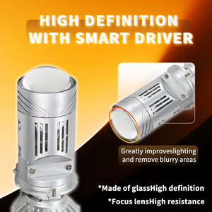 Newest Model V1pro with <strong>Ballast</strong> LHD 90W 12V 24V H4 Mini Bi Led <strong>Projector</strong> Headlight 6000K White Led H4 Car Motorcycle Light - Product Image 4