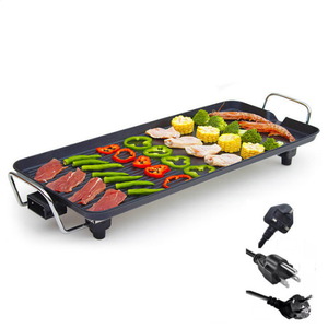 Barbecue <span class=keywords><strong>d</strong></span>'<span class=keywords><strong>intérieur</strong></span> Grill électrique sans fumée plaque de Barbecue antiadhésive poêle électrique multifonction - Product Image 1