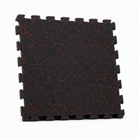 Dalles de sol emboîtables en caoutchouc souple EPDM antidérapantes pour aires de jeux intérieures et extérieures, tapis de sol pour salle de sport avec absorption des chocs et imperméables