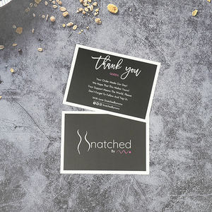 Cartes de remerciement couleur Pantone pressées avec correspondance professionnelle des couleurs sur papier kraft pour les designers et les projets d'identité de marque - Product Image 1