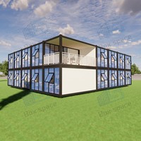 Casa Contenedor Modular Desmontable, Diseño de Casa de Campo, Uso en Supermercados y Apartamentos, Construcción Prefabricada, Excelente Aislamiento