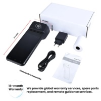 Terminal de point de vente Android 13.0 Quad-Core 2.0 GHz de 5,5 pouces, scanner de codes-barres professionnel, imprimante thermique 58 mm, Bluetooth/WiFi/USB NFC