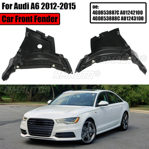 2 garde-boue avant pour Audi A6 Quattro 2012-2015, section avant, protection contre les éclaboussures, ABS 4G0853887C 4G0853888C - Product Image 1