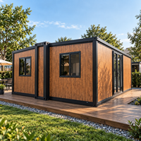 Maison conteneur moderne préfabriquée extensible et respirante sur mesure avec 3 chambres, mobile et à vendre