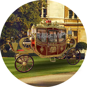 Carruaje Real para Caballos en Oferta, Vagoneta Eléctrica para Caballos, Carro de Paseo Europeo, Carruaje Clásico Tirado por Caballos - Product Image 1