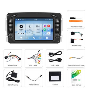 Podofo pour <span class=keywords><strong>Mercedes</strong></span>-Benz CLK/Classe E/Classe C, autoradio Android 7 pouces, <span class=keywords><strong>4</strong></span>+64, CarPlay/Android Auto sans fil, GPS/WiFi, écran IPS, ODM - Product Image 6