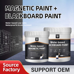 <span class=keywords><strong>Peinture</strong></span> pour tableau noir à base d'eau, non toxique et inodore, pour écriture à la <span class=keywords><strong>craie</strong></span>, salle de classe, bureau, salle de réunion, mur, <span class=keywords><strong>peinture</strong></span> magnétique pour tableau noir - Product Image 2