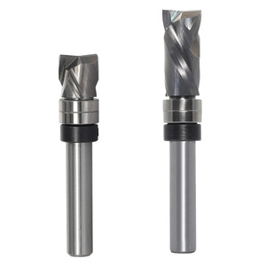 <span class=keywords><strong>Fraise</strong></span> à rainurer à compression, tige <span class=keywords><strong>de</strong></span> 8 mm, motif en spirale, <span class=keywords><strong>fraise</strong></span> à rainurer pour le travail du bois CNC, bordure - Product Image 1