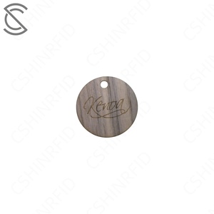 Etiqueta Mini RFID NFC 13.56MHz Personalizada, Ecológica, Resistente al Agua/Intemperie, Llavero de Madera <span class=keywords><strong>con</strong></span> Impresión a Todo Color para Membresía de Hotel - Product Image 5